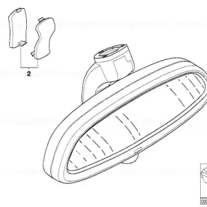 Cel mai bun preț Oglindă retrovizoare EC/LED/Radio, 433MHZ 433 MHZ - BMW