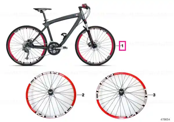 Reducere extra Bicicletă BMW M, BLACK MATT/XL BLACK MATT /XL