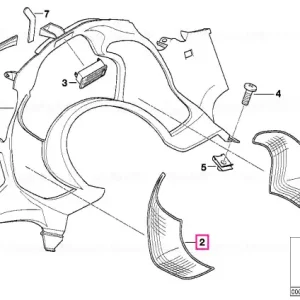 Capac difuzor dreapta MAGNESIUM - BMW Motorrad Retur gratuit