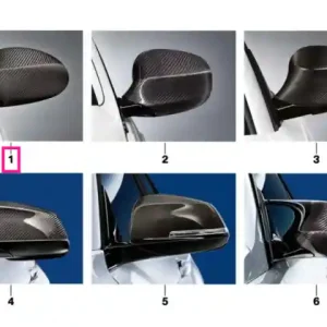 Carena oglindă exterior Carbon dreapta - BMW Retur gratuit