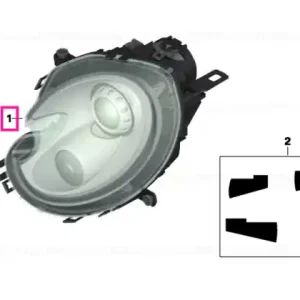 Cel mai bun preț Reflector bixenon, stânga - BMW - Mini