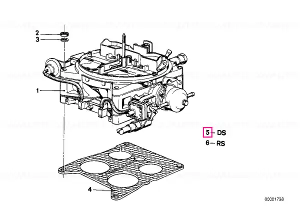 Set garnituri carburator 4A1 - BMW Plată securizată