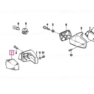 Indicator direcție ULO - BMW Motorrad Calitate înaltă