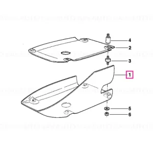 Cel mai bun preț Piesă protecție motor exterior - BMW Motorrad