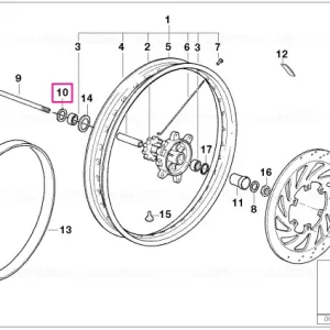 Livrare rapidă Etanșare arbore 25X42X7 - BMW Motorrad