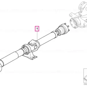 Arbore transmisie acționare manuală L=1670MM - BMW Noutate