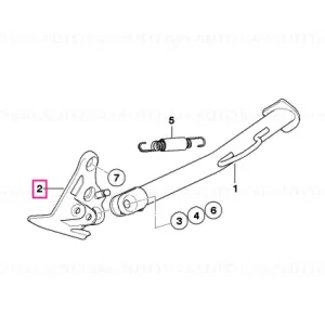 Cumpără acum Suport lateral picior - BMW Motorrad