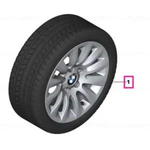 Roată completă de iarnă - Multi Spoke 282 cu anvelopa Goodyear UG7+ - 205/55R16 91H - BMW Seria 3 E90/E91/E92/E93 Doar azi