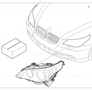 Reduceri Kit instalare lumină xenon E61 - BMW