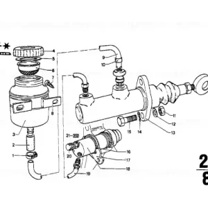 Cilindru de intrare ambreiaj D=19,05MM - BMW Cumpără acum