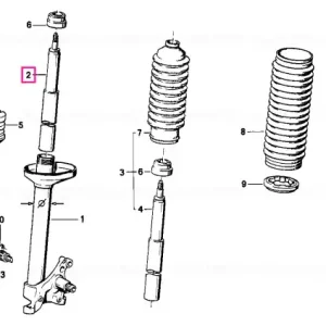 Reducere extra Insert amortizor BOGE GAS - BMW