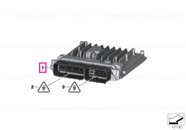 Cel mai vândut Exch. control unit DME programmed MV946 - BMW