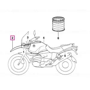Reducere Aripa spate superioară MARRAKESCHROT - BMW Motorrad