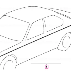 Bandă ornamentală SILBER/SILBER - BMW Preferatul clienților