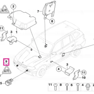 Capac acoperire 4POL./Z- CODE - BMW Plată securizată
