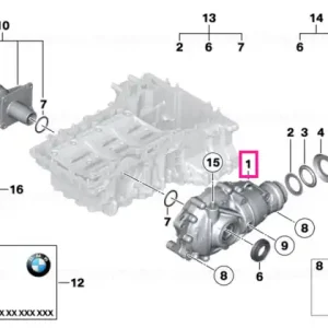 Diferențial față schimbabil I=41:11=3,73 - BMW Reducere extra