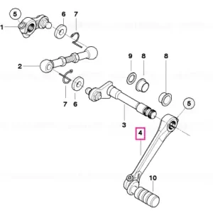 Pârghie schimbător viteze - BMW Motorrad Ofertă specială