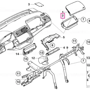 Cadru modul airbag - BMW Livrare gratuită