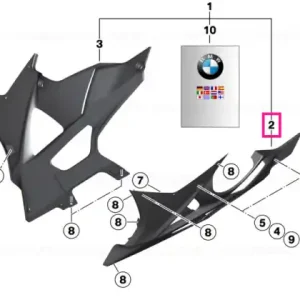 Popular Eleron motor stâng CFK - BMW Motorrad