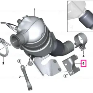 Suport catalizator motor - BMW Transport gratuit