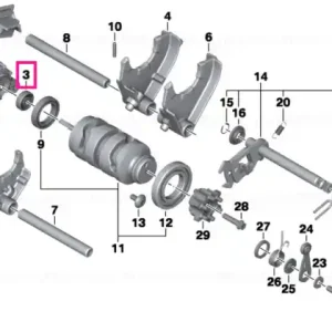 Bestseller Etanșare arbore 6X22X7 - BMW Motorrad