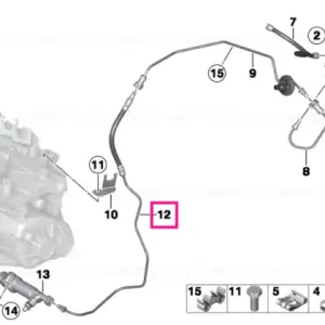 Noutate Furtun ambreiaj transmisie - BMW - Mini
