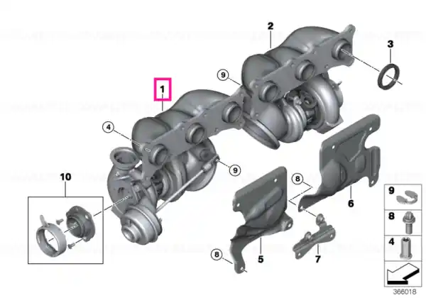 Cumpără acum Turbocompresor cu galerie evacuare - BMW