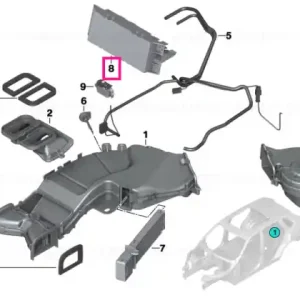 Unitate control climatizare rând 3 - BMW Cumpără acum