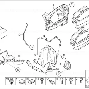Super ofertă Kit reparatie deschizator usa stanga - BMW