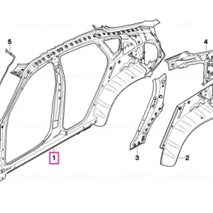 Cadru interior dreapta - BMW Premium