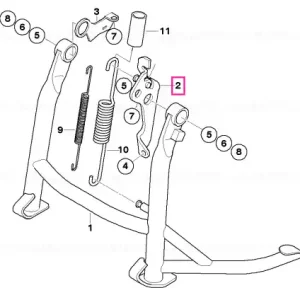 Retur gratuit Limitator stanga - BMW Motorrad