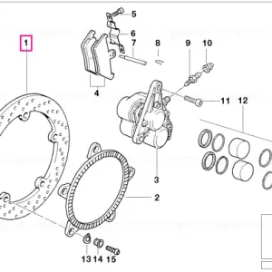 Preț mic Disc frână D=305MM - BMW Motorrad