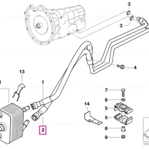 Conducta iesire racire ulei A5S 360R - BMW Premium