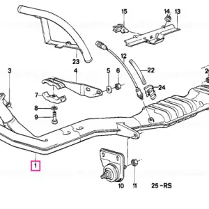 Conduct eșapament convertor catalizator - BMW Bestseller