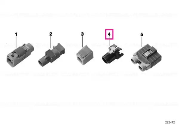 Corp conector HF angular - BMW Vezi acum