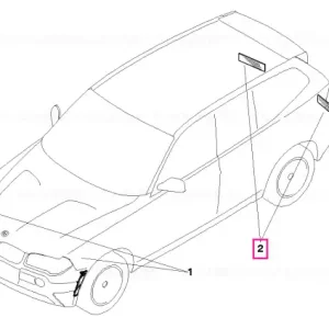 Reducere Reflector dreapta - BMW