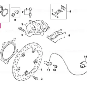Bestseller Set garnituri piston frână - BMW Motorrad