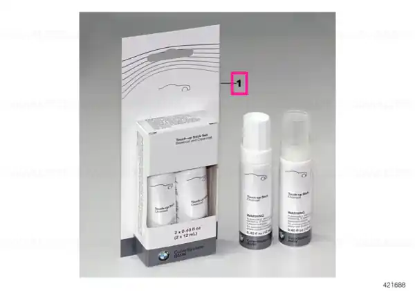 Creion retoc Rim Silver met. 2X12ML 144 2X12ML 144 - BMW Livrare rapidă