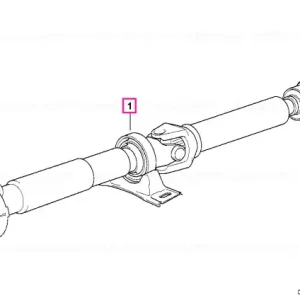 Arbore antrenare cutie automată L=1599MM - BMW Plată sigură