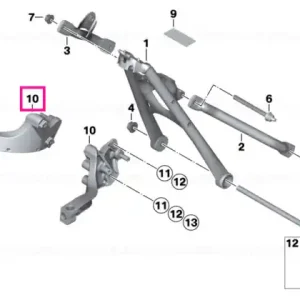Preț mic Suport ornament dreapta - BMW Motorrad
