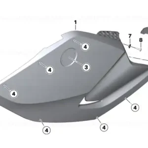 Coperire dreapta - BMW Motorrad Popular