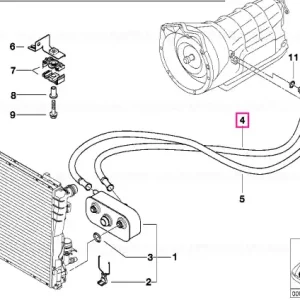 Tub racire ulei intrare A5S 360R - BMW Livrare expres