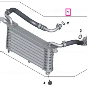 Radiator ulei, negru - BMW Motorrad Livrare expres
