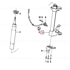Arc strut fata stanga - BMW Ofertă