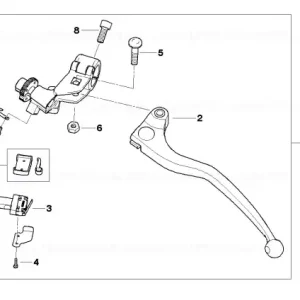 Vezi acum Brat intrerupator cu placa intermediara - BMW Motorrad