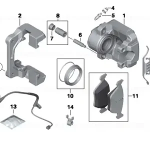 Senzor uzura placute frana, punte fata - BMW X5 E70 F15 F85M, X6 E71 F16 F86M Cumpără online