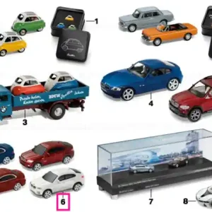 Set BMW X6 / 1-Series 1:64 BMW FREEWHEEL Expediere rapidă
