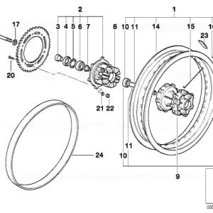 Lichidare de stoc Bușă distanțier - BMW Motorrad