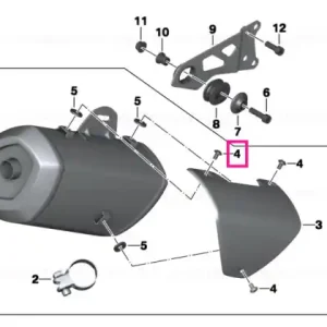 Lichidare de stoc Șurub flanșă M6X10 - BMW Motorrad