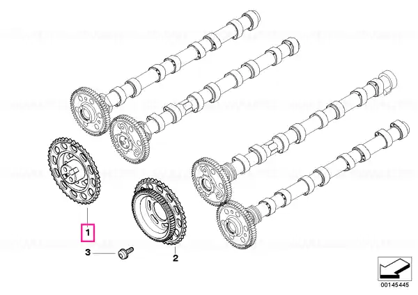 Reducere Pinion arbore came ZYL. 1-4 - BMW
